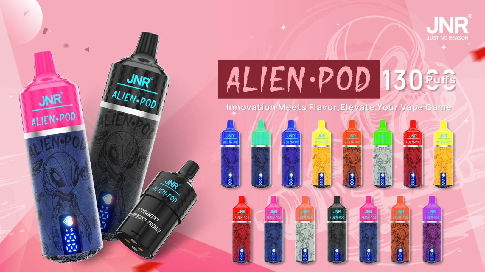 JNR Alien Pod 13000 Puffs Vape &ndash; Боровница Малина: ново лице српске vape сцене