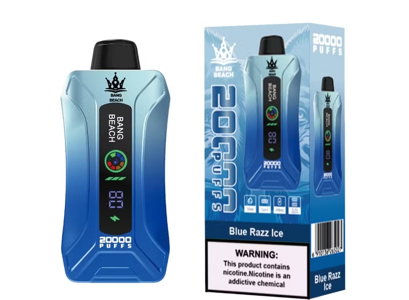 Bang Beach 20000 Puffs Smart Screen Vape - Плави Раз Ајс: Revolucija u svetu vejpinga u Srbiji 2025. godine