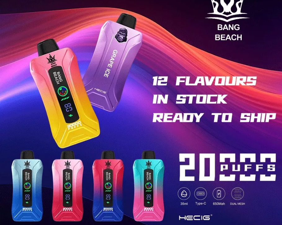 Bang Beach 20000 Puffs Smart Screen Vape - Плави Раз Ајс: Revolucija u svetu vejpinga u Srbiji 2025. godine